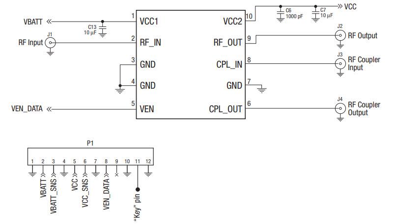 Schematic - Skyworks Solutions Inc. SKY660x-11-EVB Evaluation Boards